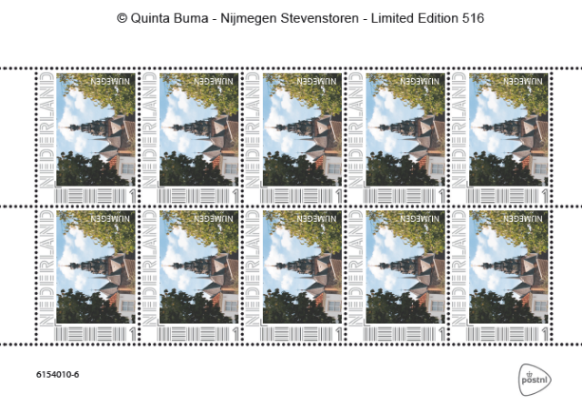 persoonlijke postzegel Nijmegen 